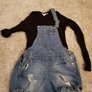 Vintage Denim Overalls